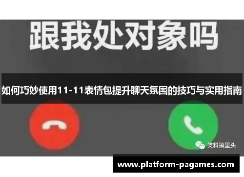如何巧妙使用11-11表情包提升聊天氛围的技巧与实用指南