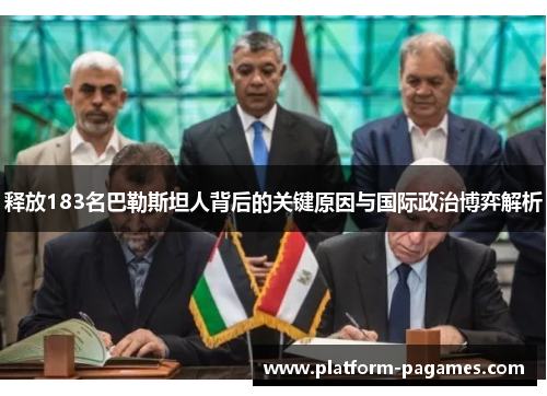 释放183名巴勒斯坦人背后的关键原因与国际政治博弈解析 释放183名巴勒斯坦人背后的关键原因与国际政治博弈解析